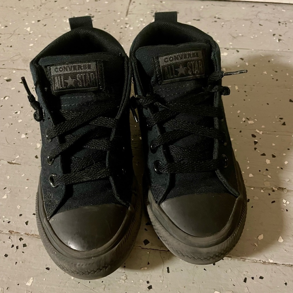 Converse Kids Black Sneakers